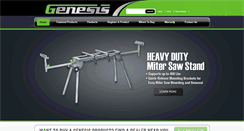 Desktop Screenshot of genesispowertools.com